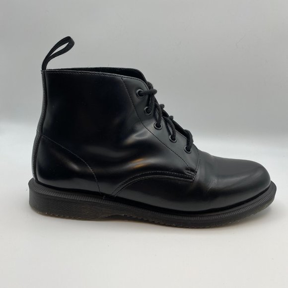 Dr. Marten's Emmeline Smooth Leather Lace Up Ankle Boots Womens US 9 BLACK Shoes - Picture 14 of 16
